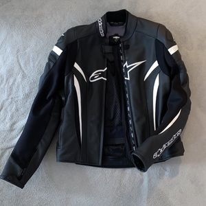 ALPINESTARS real leather motorcycle jacket